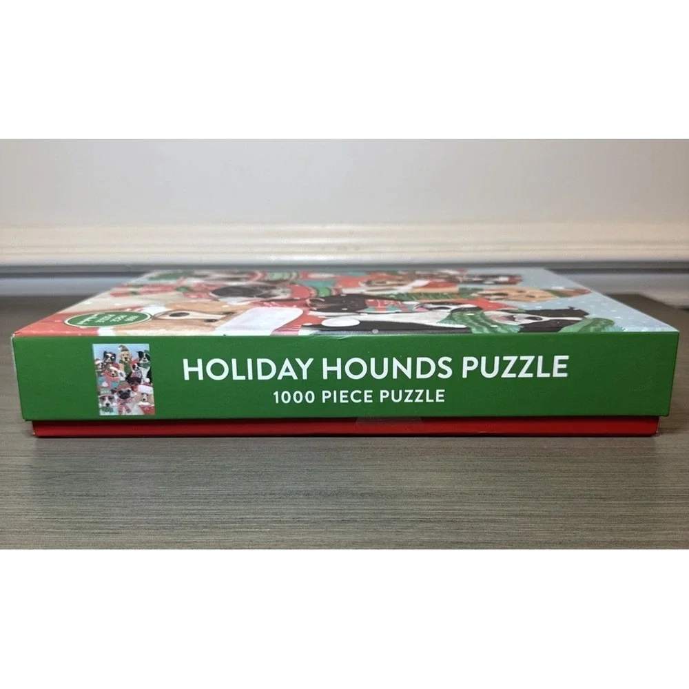 Diane Neukirch Holiday Hounds 1000 Piece‎ Jigsaw Puzzle - Dogs - New Sealed